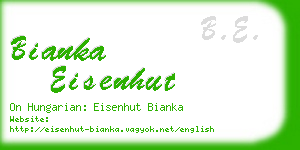 bianka eisenhut business card